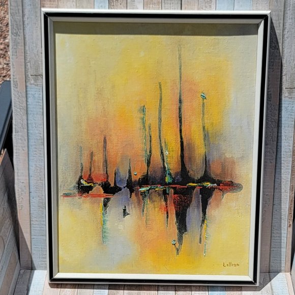 Other - Unique Original Signed Contemporary Artwork Titled "Reflections" by Lillian Serp